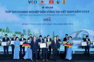 bitis tu hao duoc vinh danh trong top 100 doanh nghiep ben vung viet nam csi nam 2024 674d0d1251810