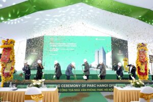 indochina kajima khoi cong du an van phong hang a tai khu trung tam moi phia tay ha noi 675b8d7534c35