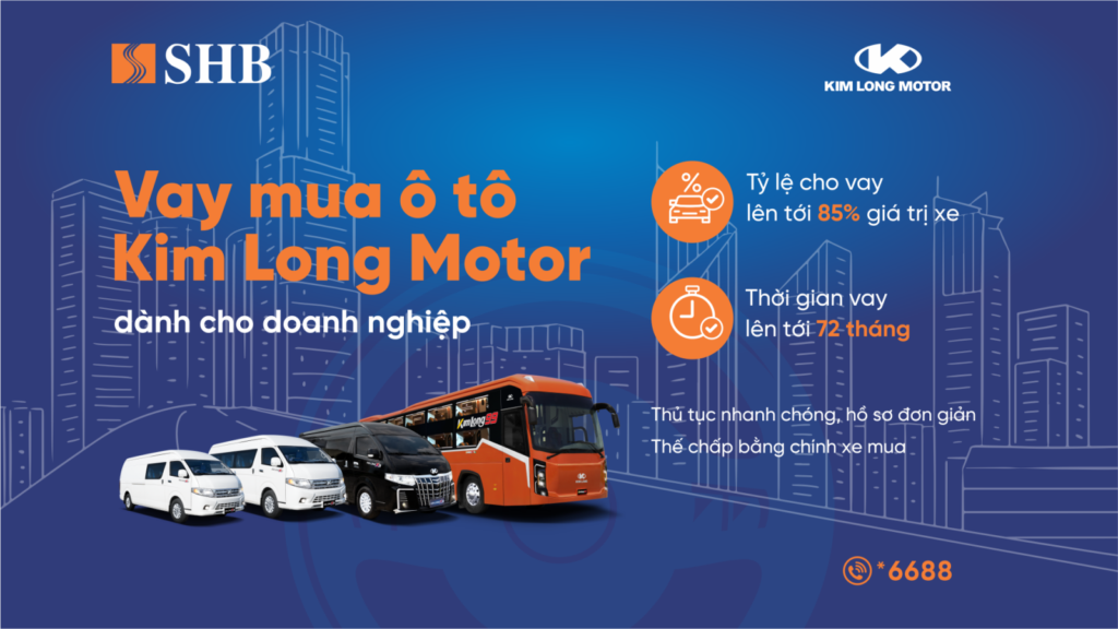 shb cap tin dung den 85 gia tri xe cho doanh nghiep mua o to tu kim long motor 6785be3101ef5