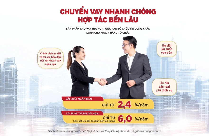 agribank trien khai cho vay tra no truoc han to chuc tin dung khac 67b3e2387eebf