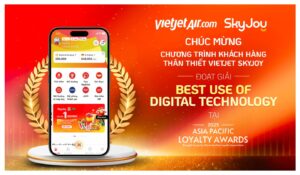 vietjet skyjoy khang dinh vi the tien phong voi giai thuong danh gia tai asia pacific loyalty awards 2025 67ef35c3d46ba