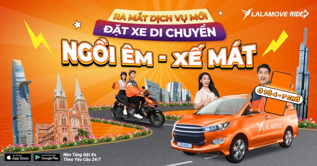 Lalamove ra mắt dịch vụ chở khách tại Việt Nam 1 lalamove ra mat dich vu cho khach tai viet nam 682d2c2d6b0b0