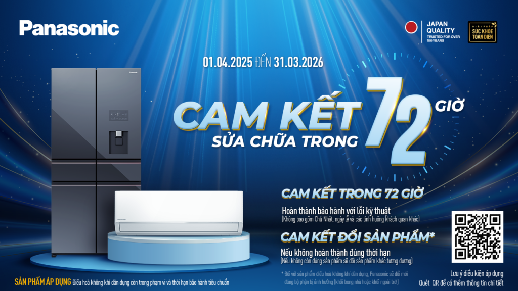 Panasonic nâng cao trải nghiệm dịch vụ hậu mãi, cam kết bảo hành trong 72 giờ 1 panasonic nang cao trai nghiem dich vu hau mai cam ket bao hanh trong 72 gio 689a98b7da136